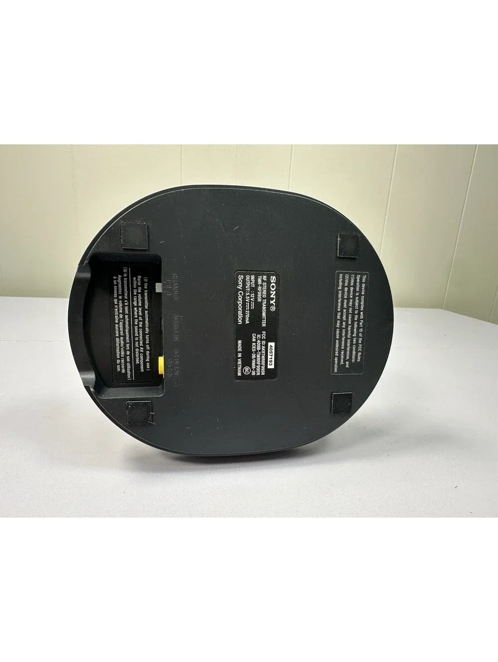 Sony WH-RF400 Wireless RF TV Headphones TMR-RF400R Charging Dock Tested Works